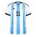 Cheap Argentina Angel Di Maria #11 Home Football Shirt World Cup 2022 Short Sleeve